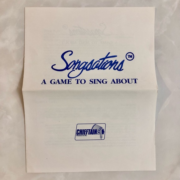 RARE Vintage 1988 Songsations Board Game Chieftain Products Mitkey 100% COMPLETE - Picture 7 of 12